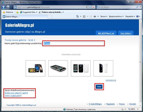 przykładowa galeria zdjęć