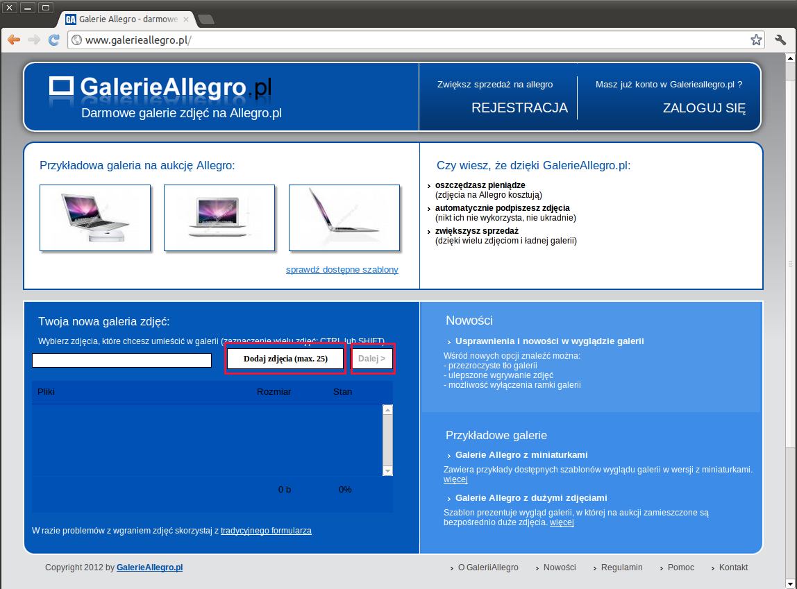 Jak Stworzyc Nowa Galerie Zdjec Na Aukcje Allegro